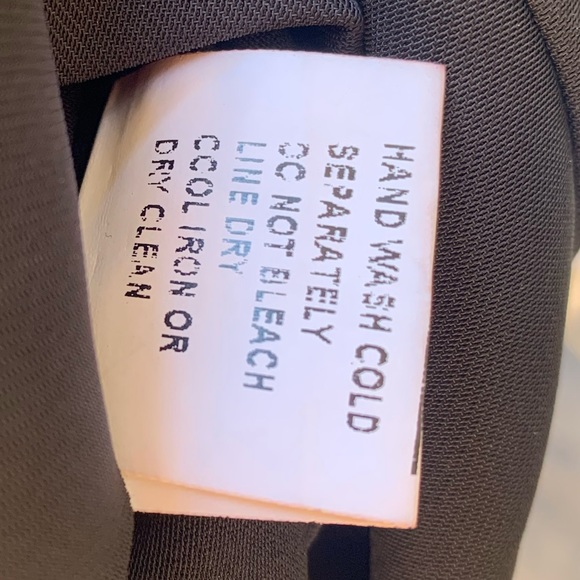 Vanessa Zani Long Sleeve Tie Neck Dress Sz Medium Buttons Hidden zipper … - Picture 10 of 11